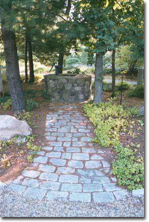 cobblestone path